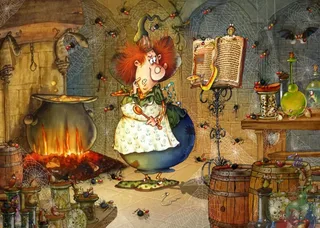 Puzzle François Ruyer - Recette de Sorcière - 500 à 999 pièces de Grafika – boîte 1 sur 2