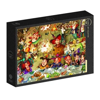 Puzzle François Ruyer - Repas entre Sorcières - 1500 pièces de Grafika – boîte 2 sur 2