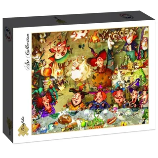 Puzzle François Ruyer - Repas entre Sorcières - 2000 pièces de Grafika – boîte 2 sur 2