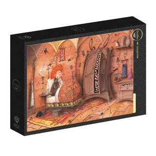Puzzle François Ruyer - Sorcière au Lit - 1000 pièces de Grafika – boîte 2 sur 2