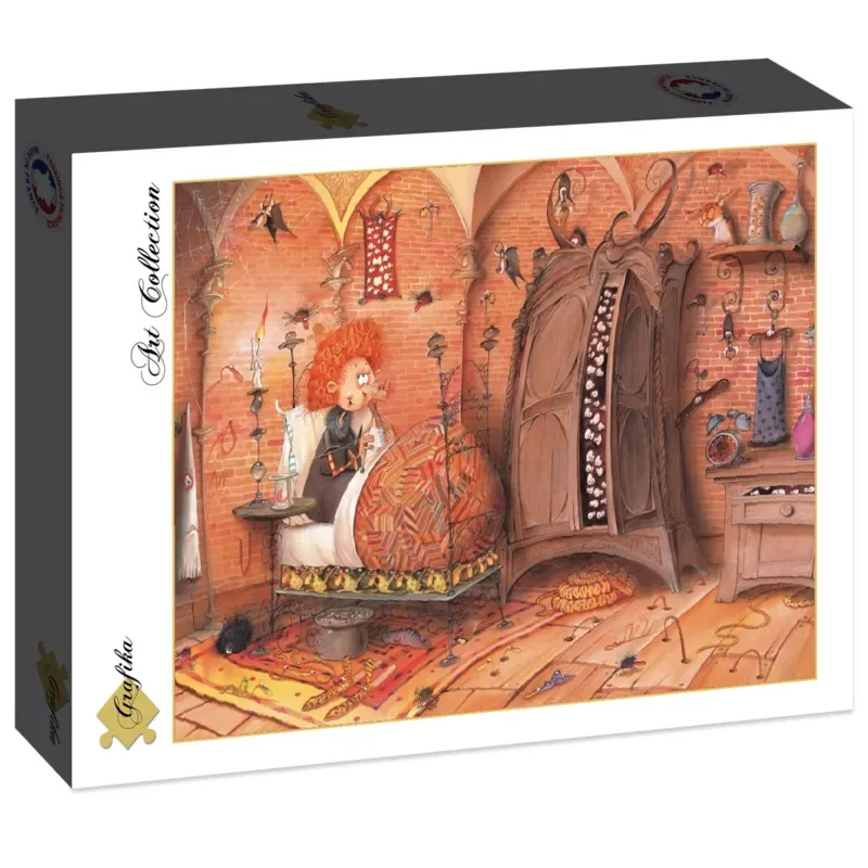 Puzzle François Ruyer - Sorcière au Lit - 2000 pièces from Grafika – box 2 of 2