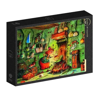 Puzzle François Ruyer - Sorcière et Potions - 1000 pièces de Grafika – boîte 2 sur 2