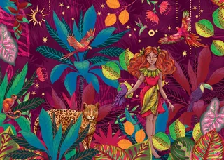 Puzzle Gaïa, Déesse et Mère de la Nature - 1500 pièces von Grafika – Schachtel 1 von 2