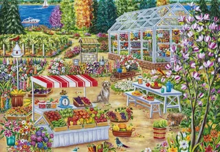 Puzzle Garden Center - 1000 pièces von Grafika – Schachtel 1 von 2