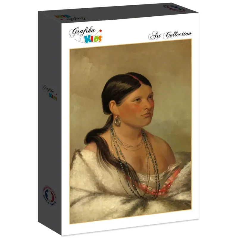 Puzzle George Catlin : Femme Aigle - Shawano, 1830 - 100 à 149 pièces van Grafika – doos 2 van 2