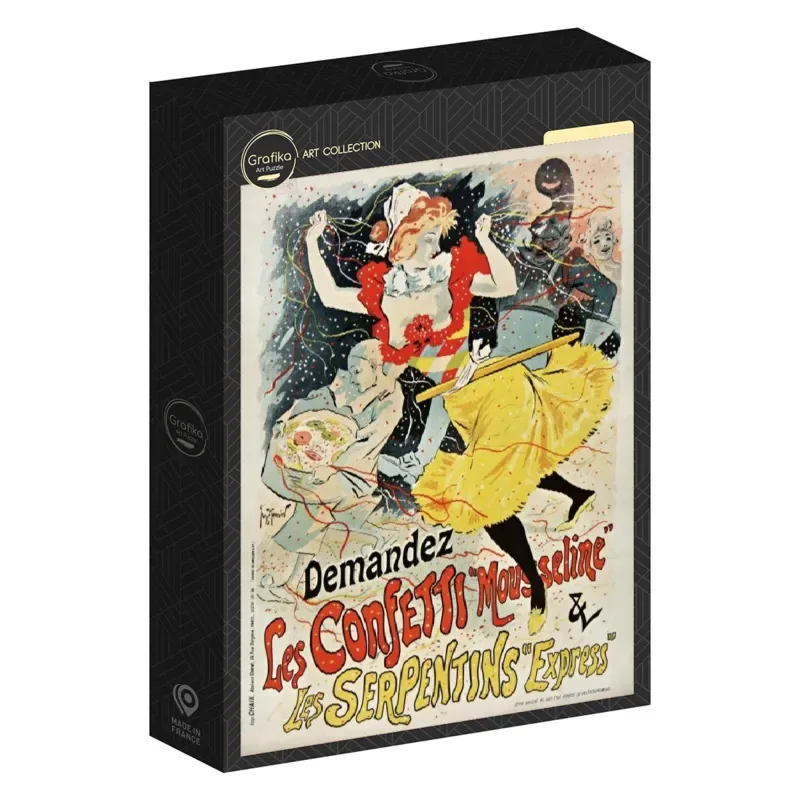 Puzzle Georges Meunier - Confettis et Serpentins, 1894 - 500 à 999 pièces de Grafika – boîte 2 sur 2