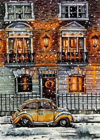 Puzzle Hiver - 500 à 999 pièces von Grafika – Schachtel 1 von 2