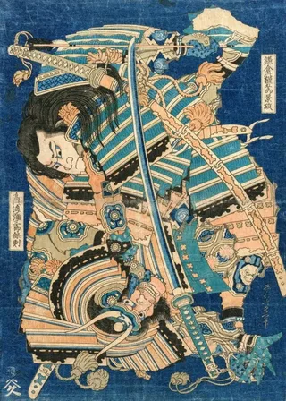 Puzzle Hokusai - Kamakura no Gengoro Seizing Torinoumi Tasaburo - 500 à 999 pièces van Grafika – doos 1 van 2