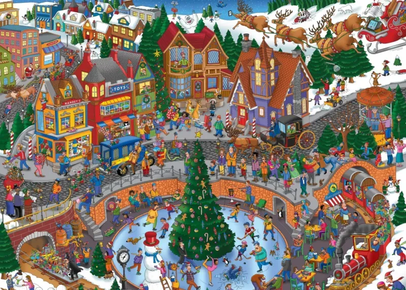 Puzzle Holiday Havoc - 500 à 999 pièces van Grafika – doos 1 van 2