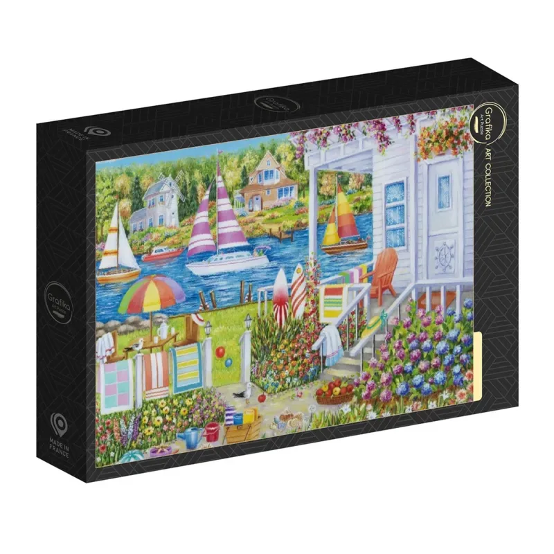 Puzzle House on the Water - 1000 pièces van Grafika – doos 2 van 2
