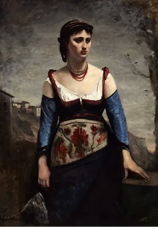 Puzzle Jean-Baptiste-Camille Corot : Agostina, 1866 - 200 à 499 pièces from Grafika – box 1 of 2