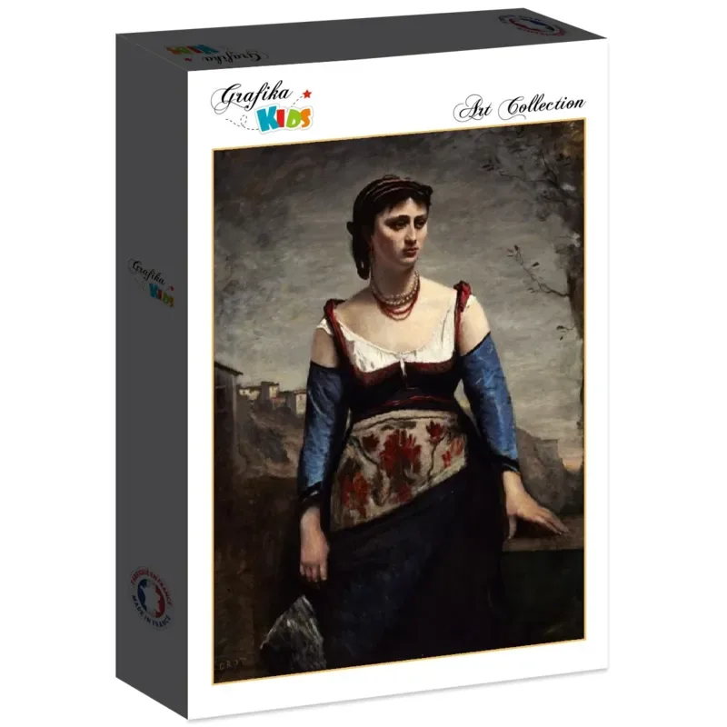 Puzzle Jean-Baptiste-Camille Corot : Agostina, 1866 - 200 à 499 pièces from Grafika – box 2 of 2