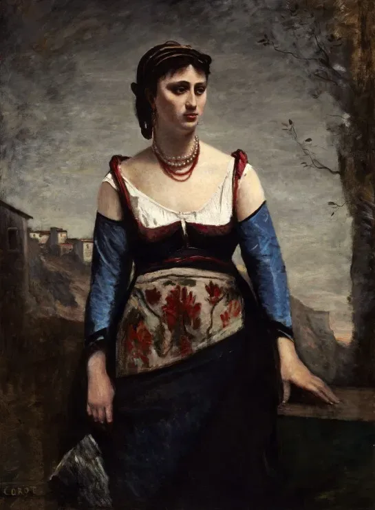 Puzzle Jean-Baptiste-Camille Corot : Agostina, 1866 - 2000 pièces de Grafika – boîte 1 sur 2