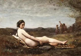 Puzzle Jean-Baptiste-Camille Corot : Repose, 1860 - 200 à 499 pièces de Grafika – boîte 1 sur 2