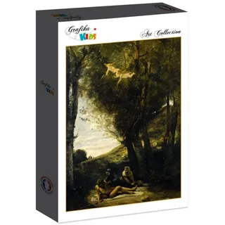 Puzzle Jean-Baptiste-Camille Corot : Saint Sebastian Succored by the Holy Women, 1874 - 200 à 499 pièces from Grafika – box 2 of 2