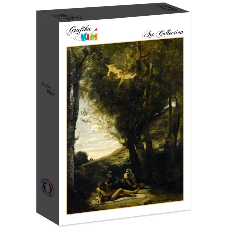 Puzzle Jean-Baptiste-Camille Corot : Saint Sebastian Succored by the Holy Women, 1874 - 200 à 499 pièces from Grafika – box 2 of 2