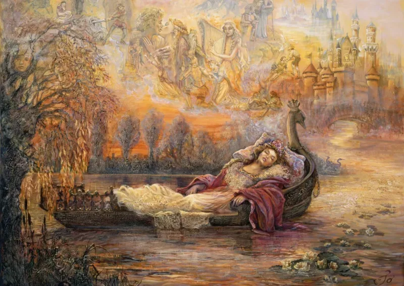 Puzzle Josephine Wall - Dreams of Camelot - 2000 pièces de Grafika – boîte 1 sur 2