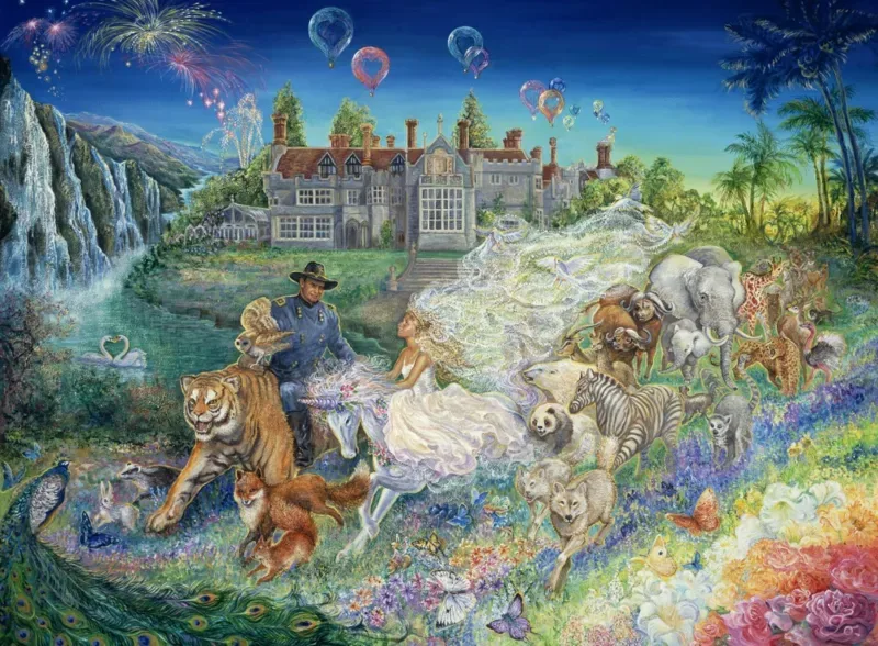 Puzzle Josephine Wall - Fantasy Wedding - 2000 pièces van Grafika – doos 1 van 2