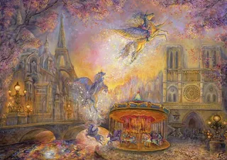 Puzzle Josephine Wall - Magical Merry Go Round - 2000 pièces from Grafika – box 1 of 2