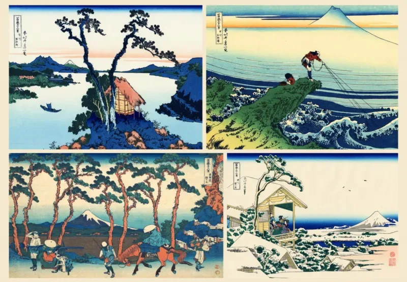 Puzzle L'Art d'Hokusai - 1000 pièces de Grafika – boîte