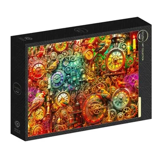 Puzzle L'Horloge Secrète des Oiseaux von Grafika – Schachtel 2 von 2