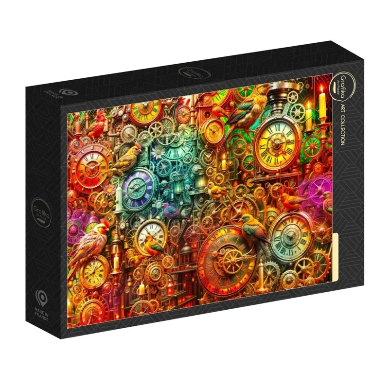 Puzzle L'Horloge Secrète des Oiseaux von Grafika – Schachtel 2 von 2