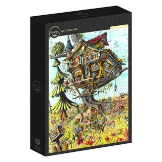 Puzzle La Cabane Perchée - 1000 pièces van Grafika – doos 2 van 2