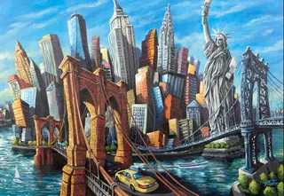 Puzzle La Cité des Rêves - 1000 pièces von Grafika – Schachtel 1 von 2