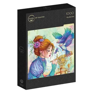 Puzzle La Fille aux Oiseaux - 1000 pièces van Grafika – doos 2 van 2