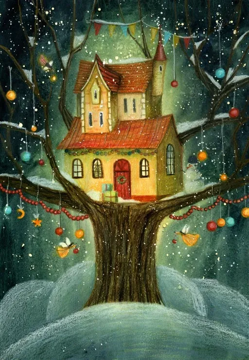 Puzzle La Maison Perchée - 1000 pièces de Grafika – boîte