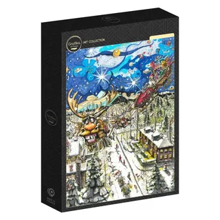 Puzzle La Tournée du Père Noël - 1000 pièces van Grafika – doos 2 van 2