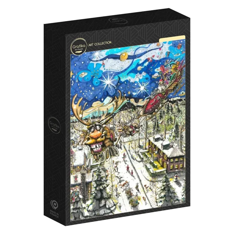 Puzzle La Tournée du Père Noël - 1000 pièces van Grafika – doos 2 van 2