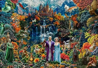 Puzzle La Vallée des Dragons - 1000 pièces from Grafika – box 1 of 2