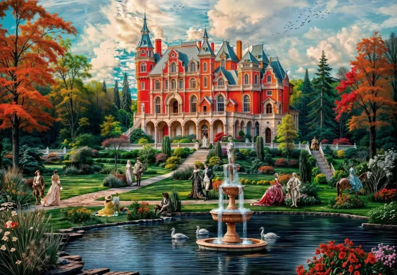 Puzzle Le Château Majestueux de Grafika – boîte