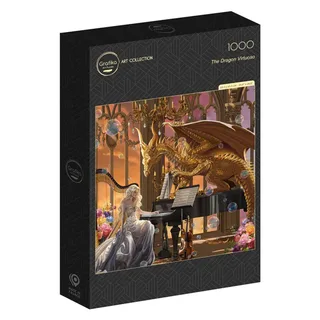 Puzzle Le Dragon Virtuose - 1000 pièces van Grafika – doos 2 van 2