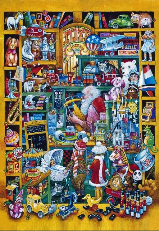 Puzzle Le Fabricant de Jouets - 1000 pièces de Grafika – boîte