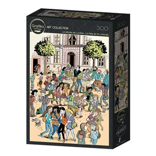 Puzzle Le Monde de Lucrèce - La Fête de Fin d'Année - 200 à 499 pièces van Grafika – doos 2 van 2