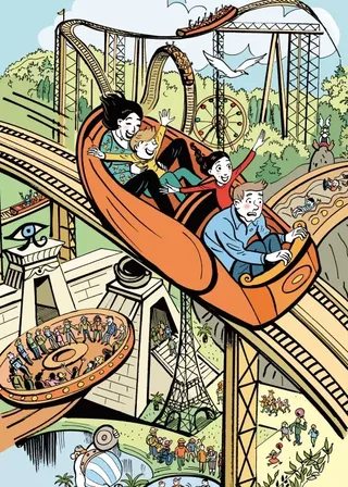 Puzzle Le Monde de Lucrèce - Une Journée Inoubliable - 200 à 499 pièces van Grafika – doos 1 van 2