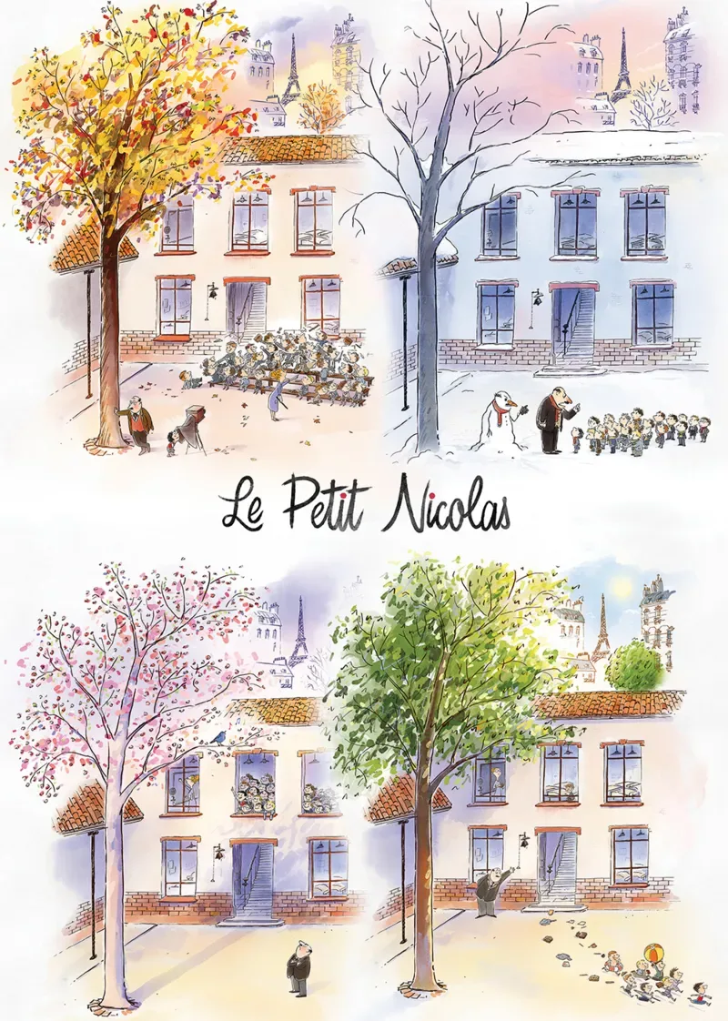 Puzzle Le Petit Nicolas - Les Quatre Saisons - 1000 pièces de Grafika – boîte