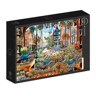Puzzle Le Secret Fleuri d'Amsterdam - 1000 pièces de Grafika – boîte 2 sur 2