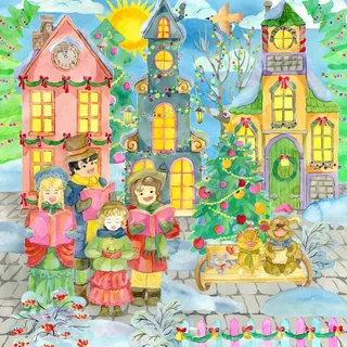 Puzzle Les Chants de Noël - 1000 pièces de Grafika – boîte 1 sur 2