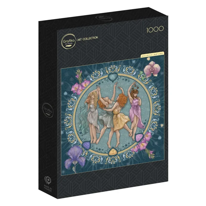 Puzzle Les signes d'air en Astrologie - 1000 pièces de Grafika – boîte 2 sur 2