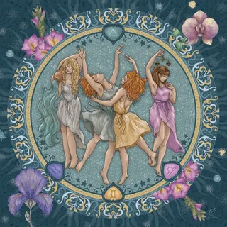 Puzzle Les signes d'air en Astrologie - 1000 pièces de Grafika – boîte 1 sur 2