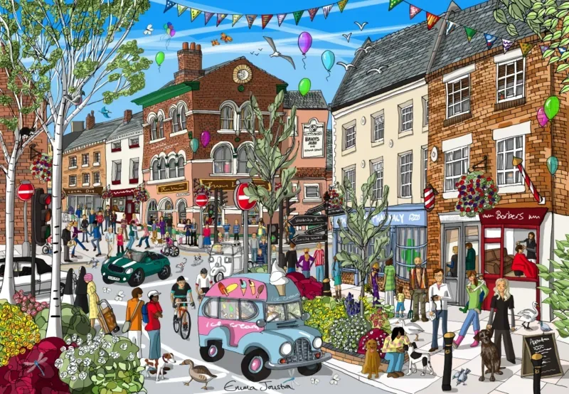 Puzzle Lichfield Street van Grafika – doos 1 van 2