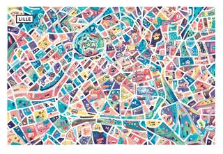 Puzzle Lille - 1000 pièces van Grafika – doos 1 van 2