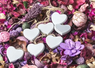 Puzzle Love - White Hearts - 500 à 999 pièces von Grafika – Schachtel 1 von 2