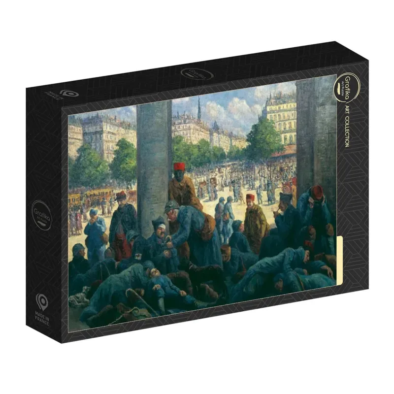 Puzzle Maximilien Luce - Gare de l'Est, 1917 - 1000 pièces de Grafika – boîte 2 sur 2