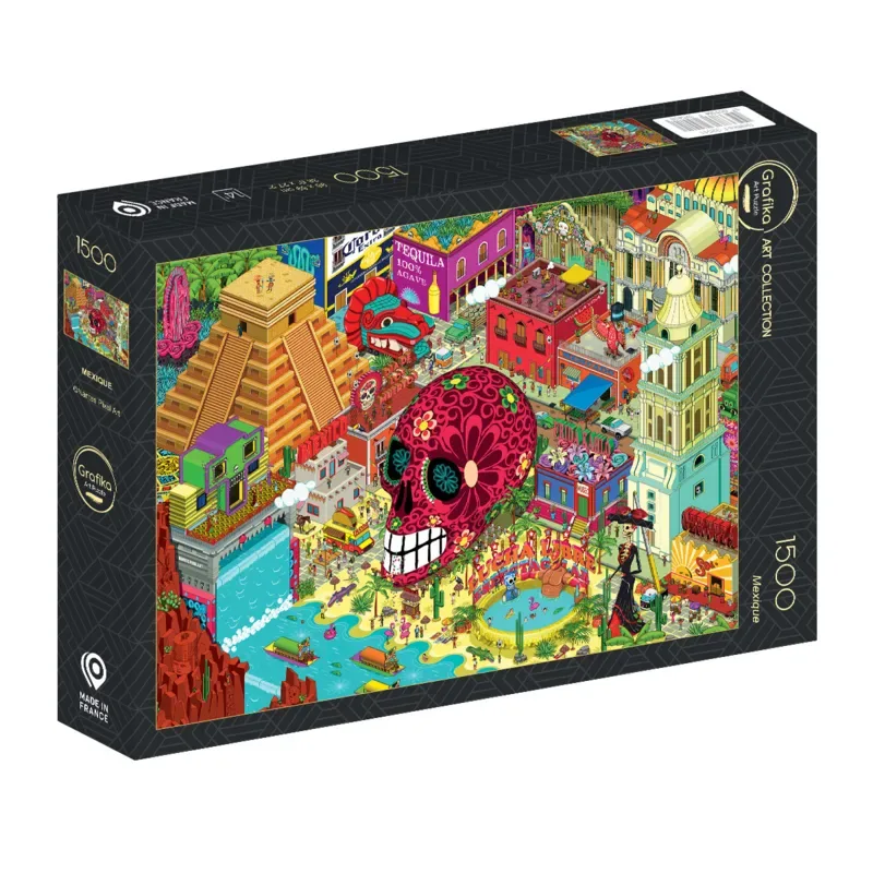 Puzzle Mexique - 1500 pièces von Grafika – Schachtel 2 von 2