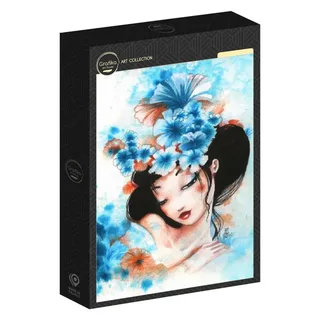 Puzzle Misstigri - Blue Flowers - 1000 pièces from Grafika – box 2 of 2