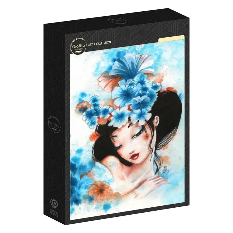 Puzzle Misstigri - Blue Flowers - 1000 pièces from Grafika – box 2 of 2